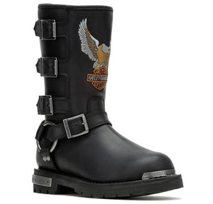 NEW Harley Womens Size 9 Corley 10-Inch Motorcycle Boots Black D87305-9