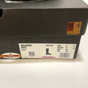 NEW Harley Womens Size 8 Belhaven 14" Black Waterproof Motorcycle Boots D87299-8