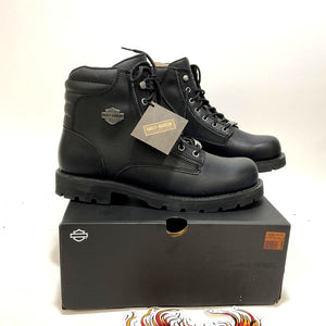 NEW Harley Mens Size 11.5 Clarkson 5" Black Lifestyle Biker Boots D93862-11.5