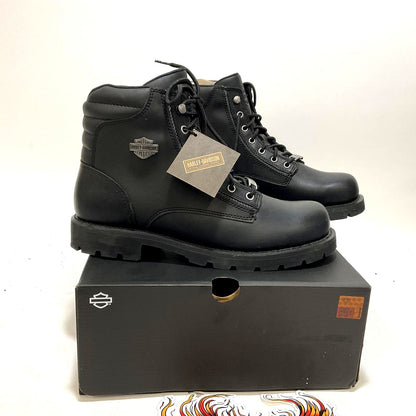 NEW Harley Mens Size 11.5 Clarkson 5" Black Lifestyle Biker Boots D93862-11.5