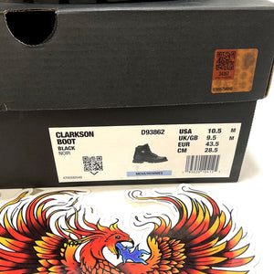 NEW Harley Mens Size 10.5 Clarkson 5" Black Lifestyle Biker Boots D93862-10.5