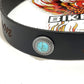 NEW Harley Woman's Medium Embossed H-D Turquoise Stone Leather Belt BMW021/01M