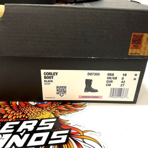 NEW Harley Womens Size 10 Corley 10-Inch Motorcycle Biker Boots Black D87305-10