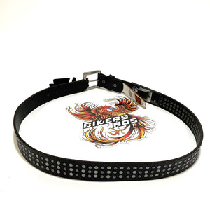 NEW Harley Mens Size 38 Triple Row Studded Genuine Leather Belt BMU003/0838