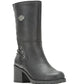 NEW Harley Womens Size 5.5 Aldona Black 9.75-In Fashion Boots D87268-5.5