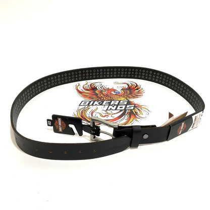 NEW Harley Mens Size 40 Triple Row Studded Genuine Leather Belt BMU003/0840