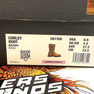NEW Harley Womens Size 6.5 Corley 10-Inch Motorcycle Boots Brown D87306-6.5