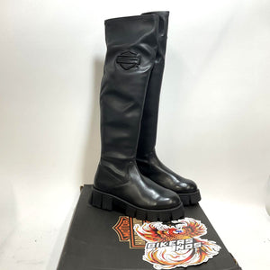 NEW Harley SZ 9.5 Womens Uplift Knee High 20-Inch Black Fashion Boots D84806-9.5