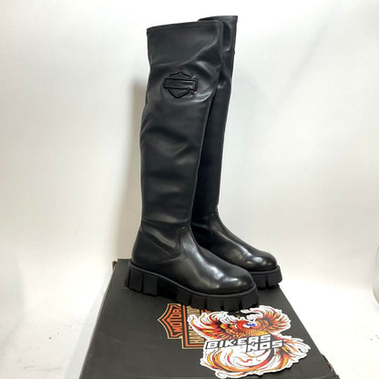 NEW Harley SZ 9.5 Womens Uplift Knee High 20-Inch Black Fashion Boots D84806-9.5