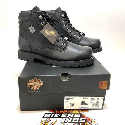 NEW Harley Mens Size 9.5 Clarkson 5" Black Lifestyle Biker Boots D93862-9.5