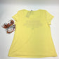 NEW Women 2X Yellow Hot Iron Harley-Davidson Shirt HT4866GRD-2X