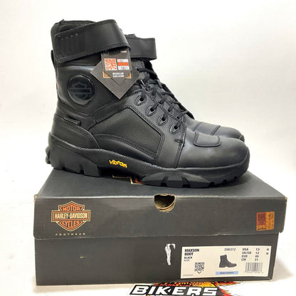 NEW Harley Size 13 Mens Maxson 6.25" WP Black Leather Motorcycle Boots D96312-13