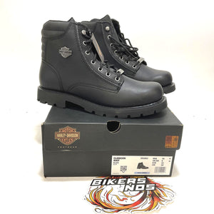 NEW Harley Mens Size 10 Clarkson 5" Black Motorcycle Biker Boots D93862-10