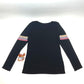 NEW-Harley Groovy Ride Women's 1X Long Sleeve Crew Neck Shirt Black HT4950BLK-1X