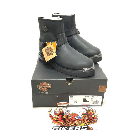 NEW Harley Womens Size 9.5 Devi 5.5-Inch Black Motorcycle Biker Boots D87304-9.5
