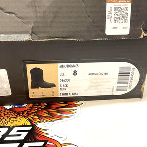 NEW Harley Mens Size 8 120th 10-inch Altman WP Black Motorcycle Boots D96300-8