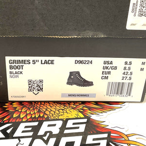 NEW Harley Mens Size9.5 Grimes 5" Black Flash Series Motorcycle Boots D96224-9.5