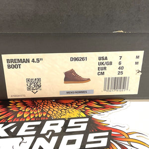 NEW Harley Mens Size 7 Breman Brown Motorcycle Biker Sneaker Boots D96261-7