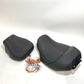 NEW Genuine Harley 2023.5up Low-Profile Solo Touring Seat Orange Stitch 52000691