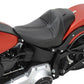 Saddlemen Dominator 2006-2017 Softail Solo Seat  Black w/Gray Stitch 806-12-0042