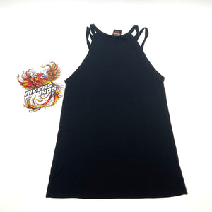 NEW Genuine Harley Womens Size Large Tank Top Black HT4895BLK-LG