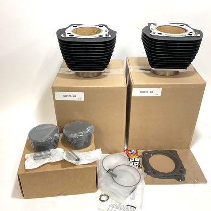 NEW Genuine Harley M8 BLACK 107"-114" High Comp Big 4.075 Bore Kit 4-3/8 Stroke