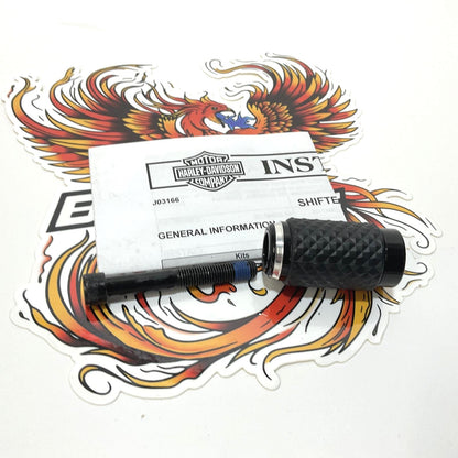 NEW Genuine Harley Silver And Black Adversary Shifter Peg 33600384