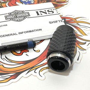 NEW Genuine Harley Silver And Black Adversary Shifter Peg 33600384