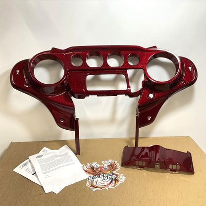 New Genuine Harley 2014 up Batwing Inner Fairing Hot Rod Red 57000389ECN