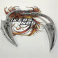 Arlen Ness Micro Triangle Scoop Chrome Harley Bobber Chopper Mirrors 13-060