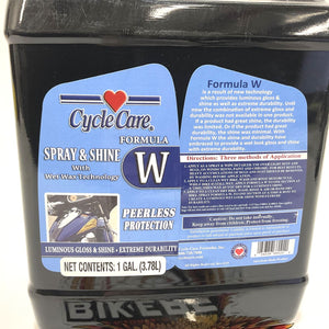 Cycle Care Formulas Formula W Wax Spray - 1 U.S. gal. 3716-0002 66128