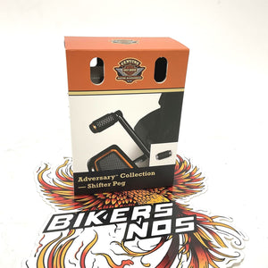 NEW Genuine Harley Black W Orange Stripe Adversary Shifter Peg 33600384
