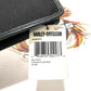 Harley Mens Classic Cordura Leather Trim Double Billfold Wallet Black MWM002/08