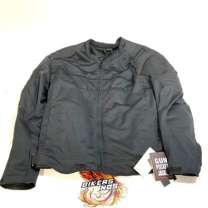 NEW Unik Mens 3XL Mesh Armored Motorcycle Jacket 3629-3XL