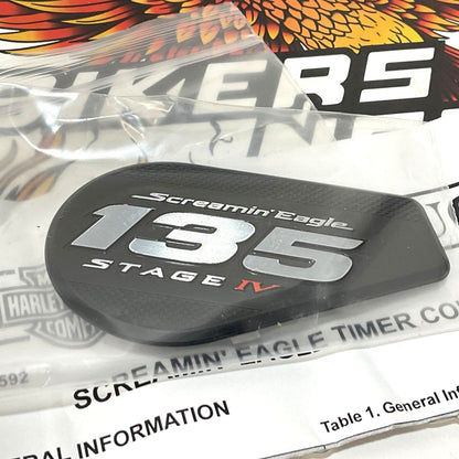 NEW Genuine Harley 135 Stage IV Timing Cover Medallion Insert 14102009
