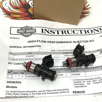 NEW Genuine Harley Screamin Eagle High-Flow Injector Kit (6.8g/sec) 27400067