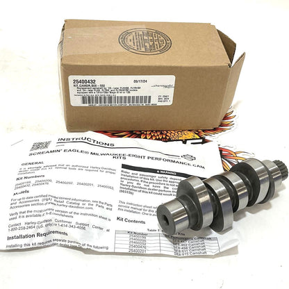 NEW Genuine Harley 131ci/135ci Screamin' Eagle SE8-550 Performance Cam 25400432