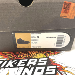 NEW Harley Mens size 8 Wrenford 3.5-Inch Black Canvas Sneakers Boots D93899-8