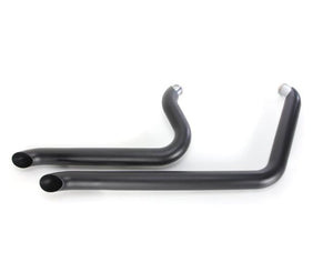 Freedom Performance 1991-2005 Harley Dyna Black Turn Out Exhaust System HD00071