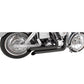 Freedom Performance 1991-2005 Harley Dyna Black Turn Out Exhaust System HD00071
