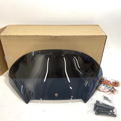 Klock Werks 2024up Harley Road Glide Flare Windshield 13.5" Dark KWW-01-0704-DS