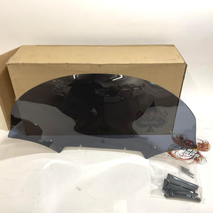 Klock Werks 2024up Harley Road Glide Flare Windshield 13.5" Dark KWW-01-0704-DS