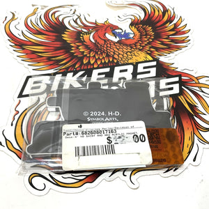 NEW Genuine Harley Shiny & New Script Hard Acrylic Magnet 4 x 2.5" 682608017163