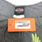 NEW Harley Womens Size XL Stone Roses Short Sleeve Shirt Gray HT4917CGY-XL