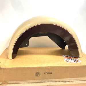 NEW OEM Harley 2009Up Trike Left Rear Fender Sand Pearl/Canyon Brown 83000054DUB
