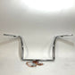 NEW Harley 12" 1999up Batwing Touring Fused Chrome Ape Hanger Handlebar 55801004