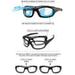Genuine Harley Mens Journey PPZ Silver Flash Lens Sunglasses Black Frame HDJNY04