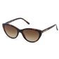 NOS Genuine Harley Women's Cat Eye Fashion Sunglasses Dark Havana HD5069S-52F