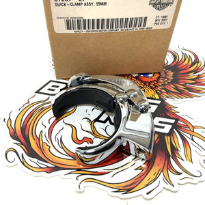 NOS Genuine Harley Windshield QUICK-CLAMP ASSY 55MM 57287-07
