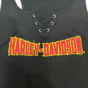 NEW Women 1X Harley-Davidson Bedazzled "She-Beast" Tank Top HT4953BLK-1X